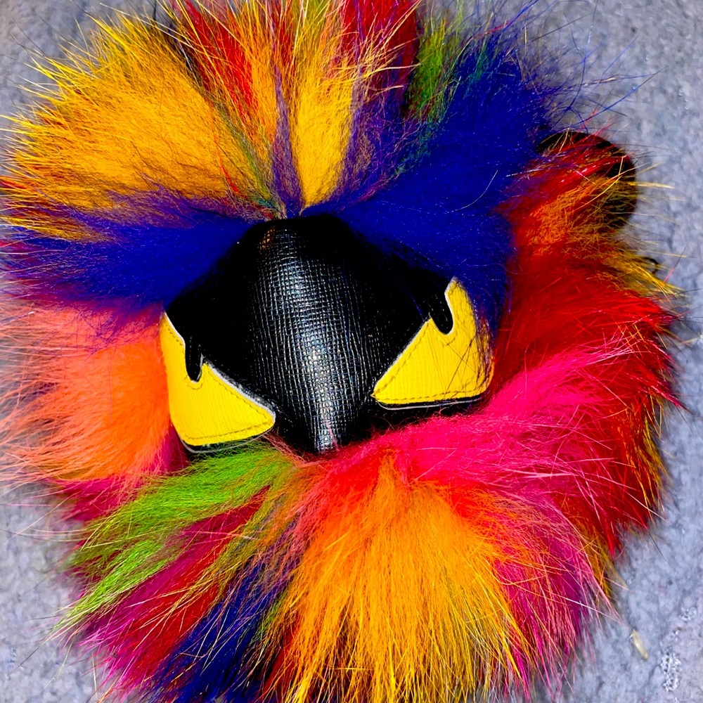 Vintage Fendi animal key chain